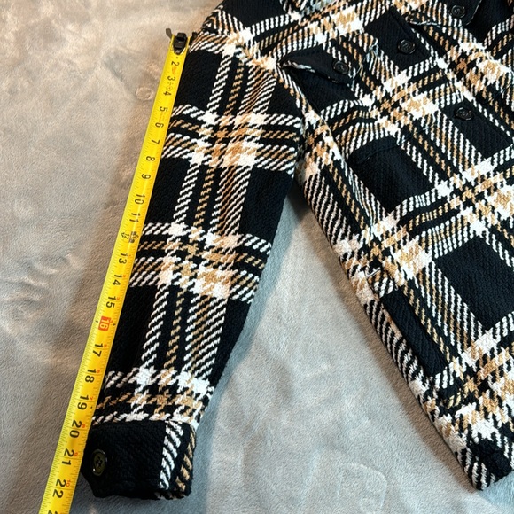 🎯Outerknown Cloud Weave Shirt Jacket Salt Cabin Plaid Size XS - Picture 16 of 16